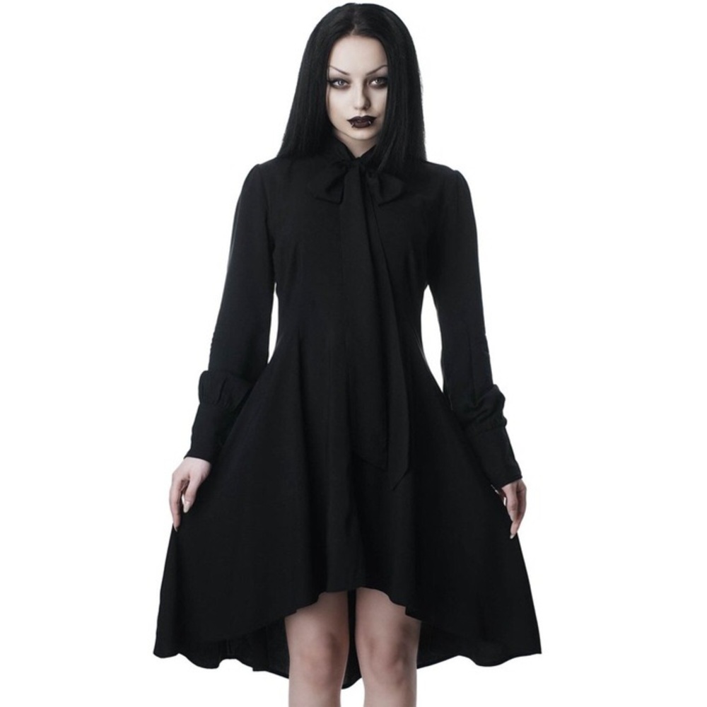 Killstar Black Asymmetrical Dress